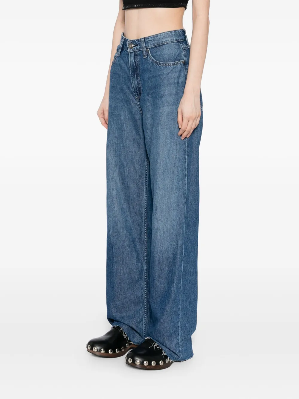 rag & bone Featherweight Logan jeans Blauw
