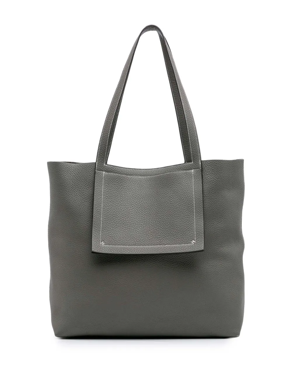 Hermès Pre-Owned 2022 Taurillon Clemence Cabasellier 46 tote bag - グレー Hermès Pre-Owned 2022 Taurillon Clemence Cabasellier 46 tote bag - グレー