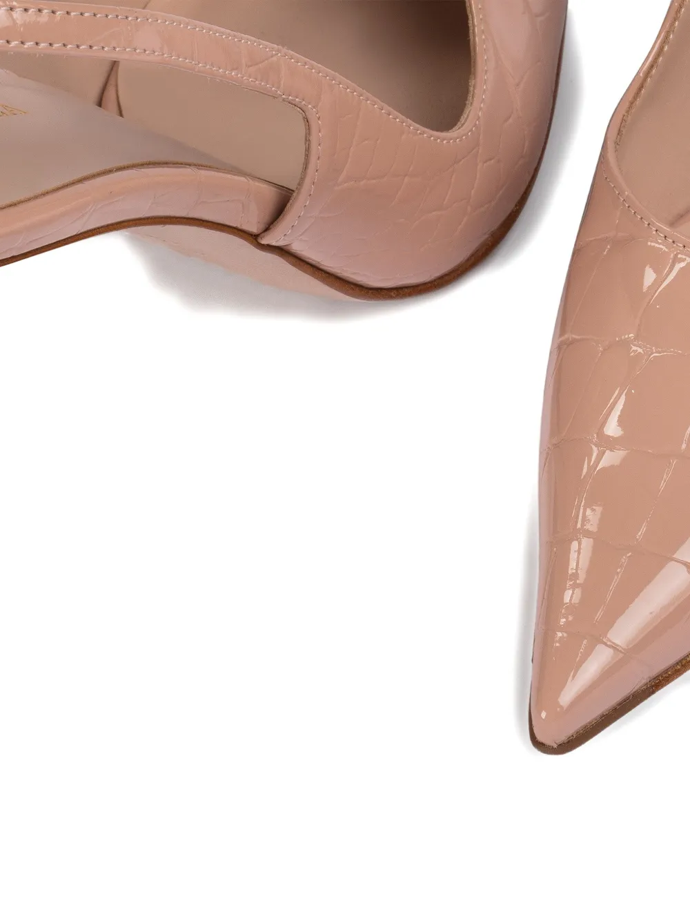 Le Silla 80mm Bella slingback pointed-toe pumps Neutrals