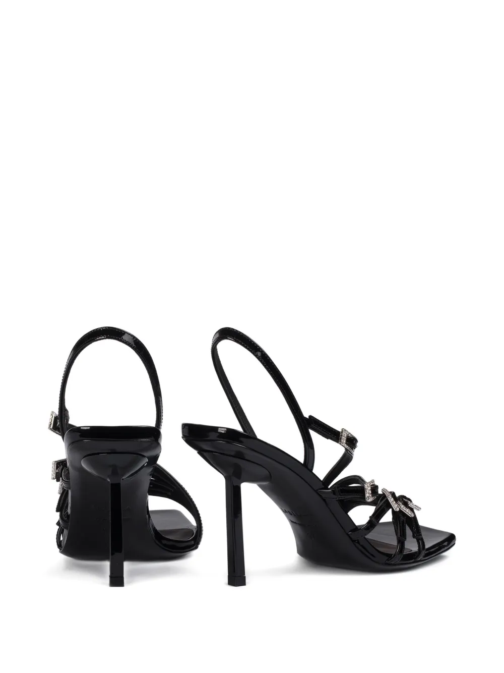 Le Silla 95 mm Sarlet sandalen met hak Zwart