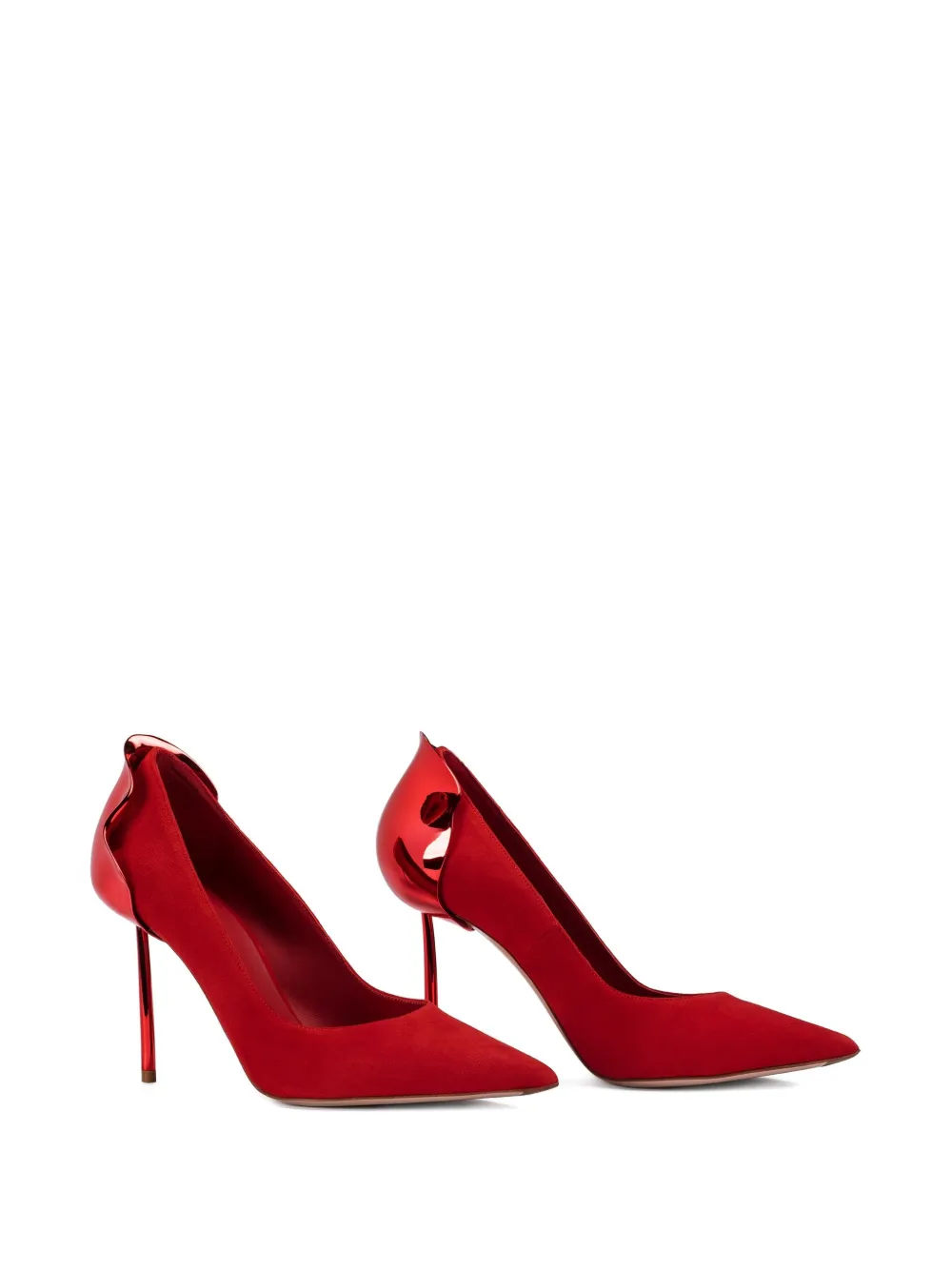 Le Silla 120mm Petalo metallic pumps | Heeled Pumps | Image 2