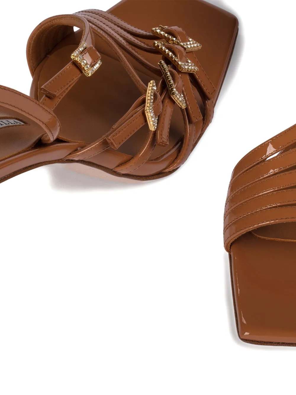 Le Silla 95mm Scarlet sandals Brown