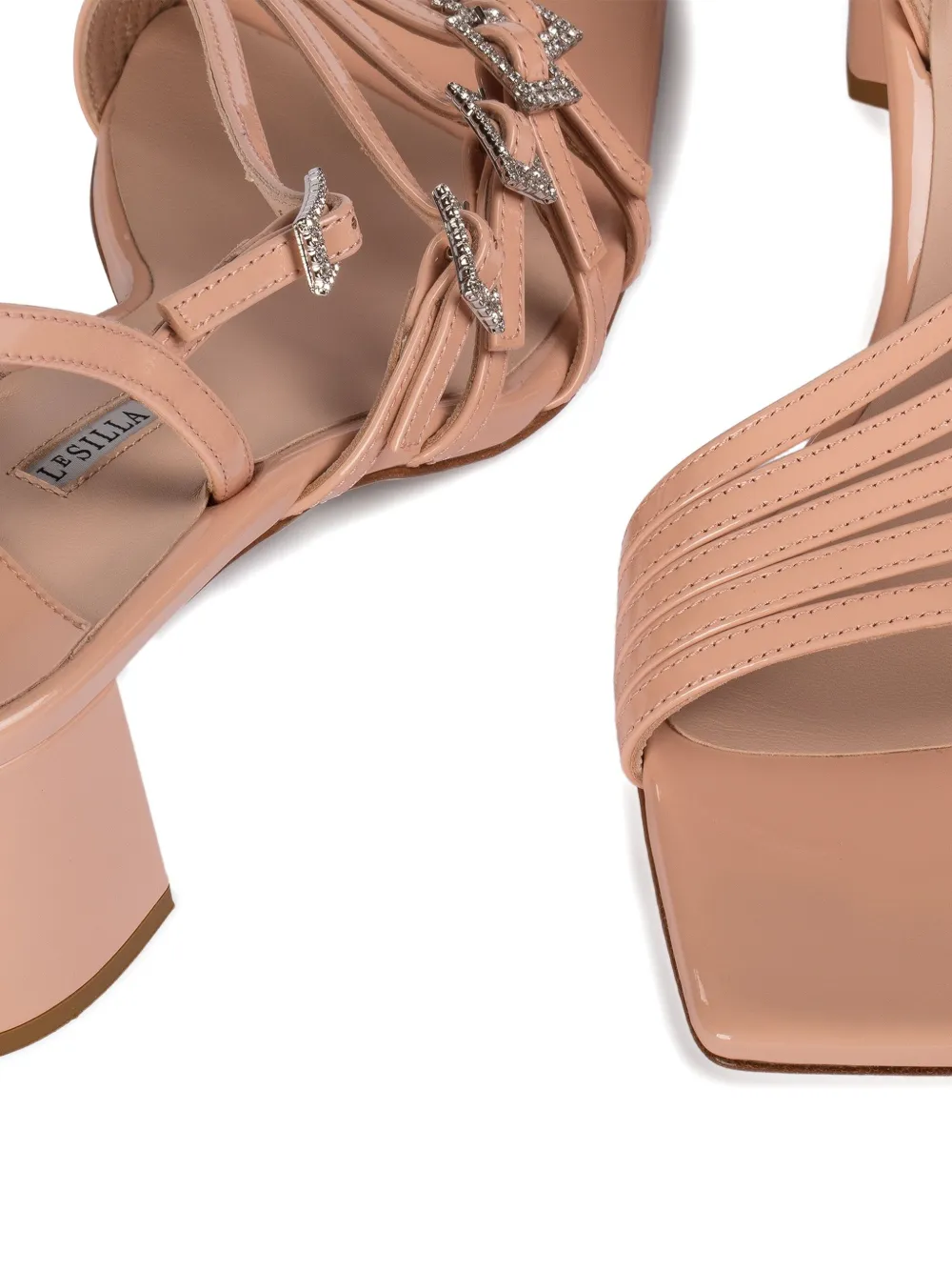 Le Silla 50mm Scarlet sandals Neutrals