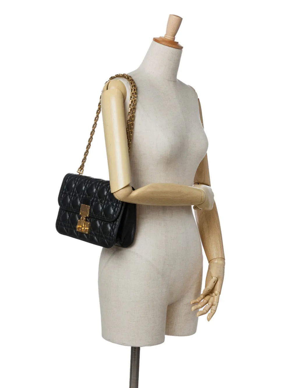 Christian Dior Pre-Owned 2017 Medium Lambskin Cannage DiorAddict Flap shoulder bag | Pre-Owned | Image 2