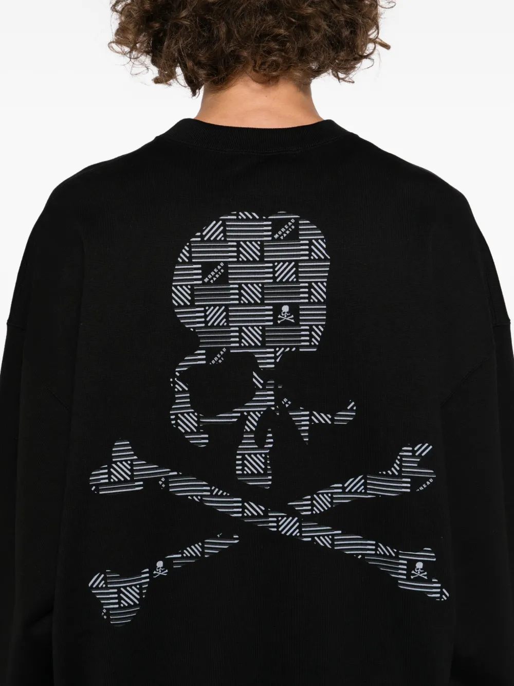 Mastermind Japan X Moreau Paris Logo-print Sweatshirt In Black