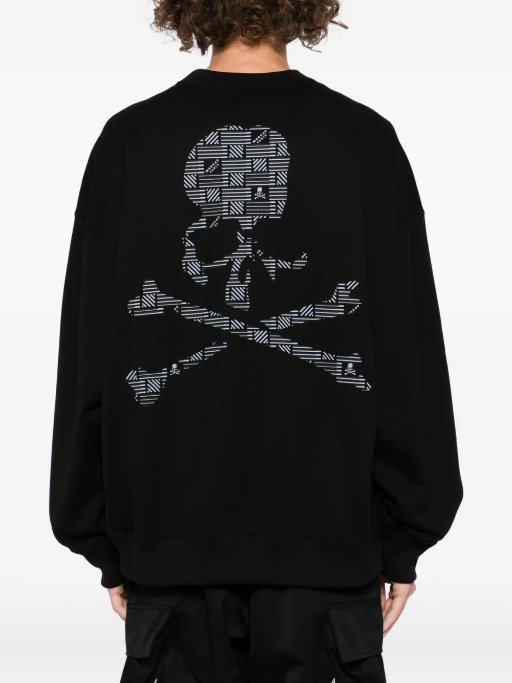 Mastermind Japan X Moreau Paris Logo-print Sweatshirt In Black