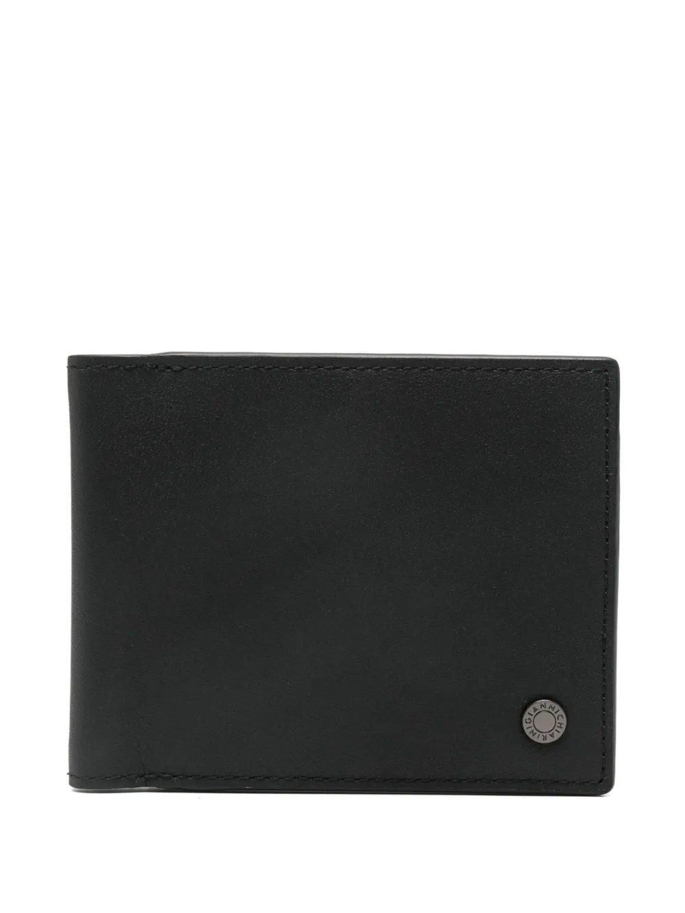 GIANNI CHIARINI leather money clip wallet | Black | Image 1