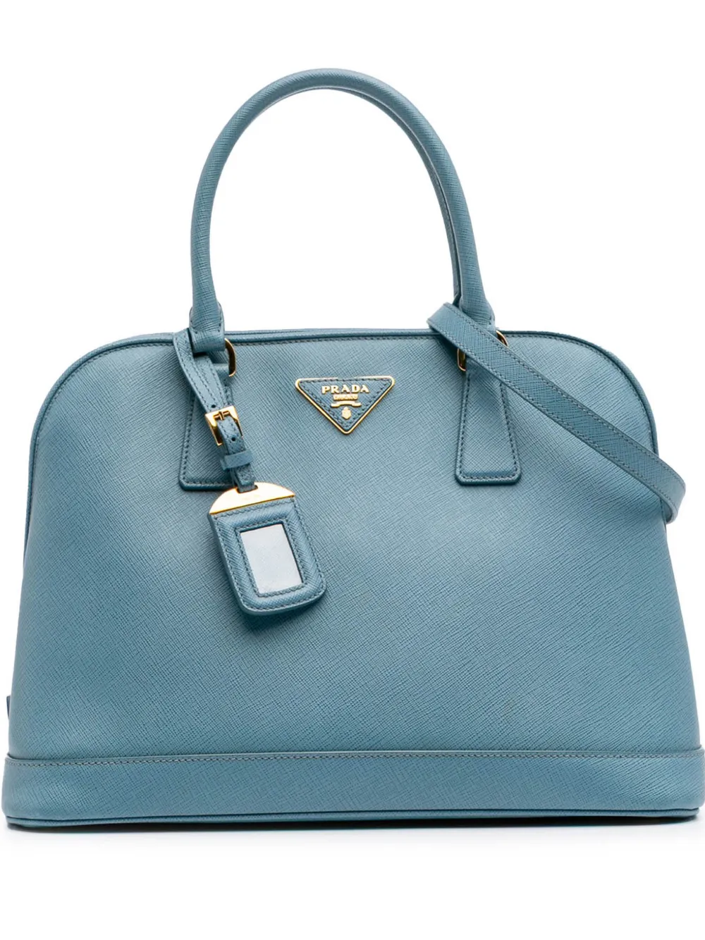 Prada Pre-Owned 2010-2024 Medium Saffiano Lux Open Promenade satchel - Prada Pre-Owned 2010-2024 Medium Saffiano Lux Open Promenade satchel -