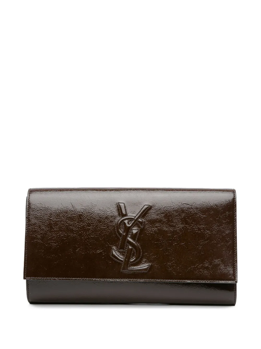 Saint Laurent Pre-Owned 20th Century Patent Belle Du Jour clutch bag - Saint Laurent Pre-Owned 20th Century Patent Belle Du Jour clutch bag -