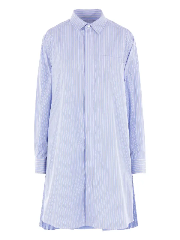 海外希少 【Sacai】 ストライプシャツドレス 半袖 3079001049711477_01_6251w.jpeg