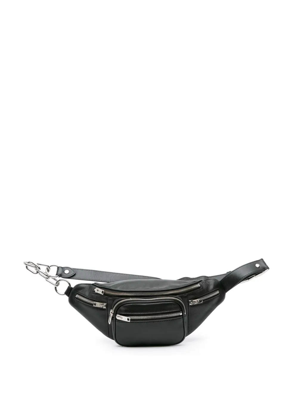 Pre-Owned Alexander Wang 2000-2025 Nappa Leather Attica Soft Fanny Pack belt bag | Black | Image 1