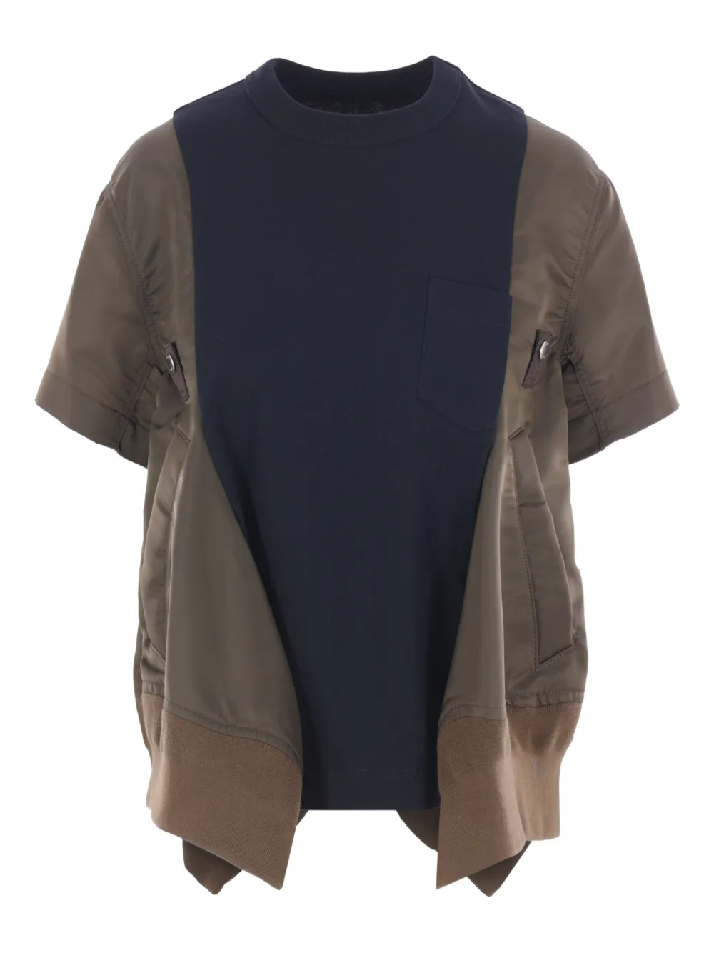 sacai パネル Tシャツ - グリーン sacai パネル Tシャツ - グリーン