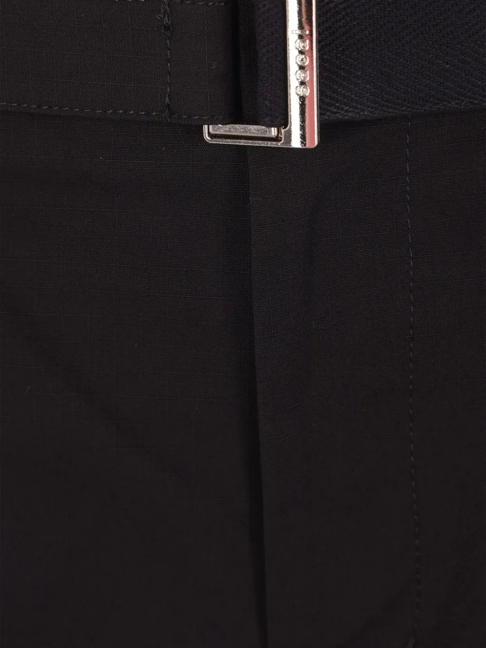 sacai Broek met wijde pijpen Zwart