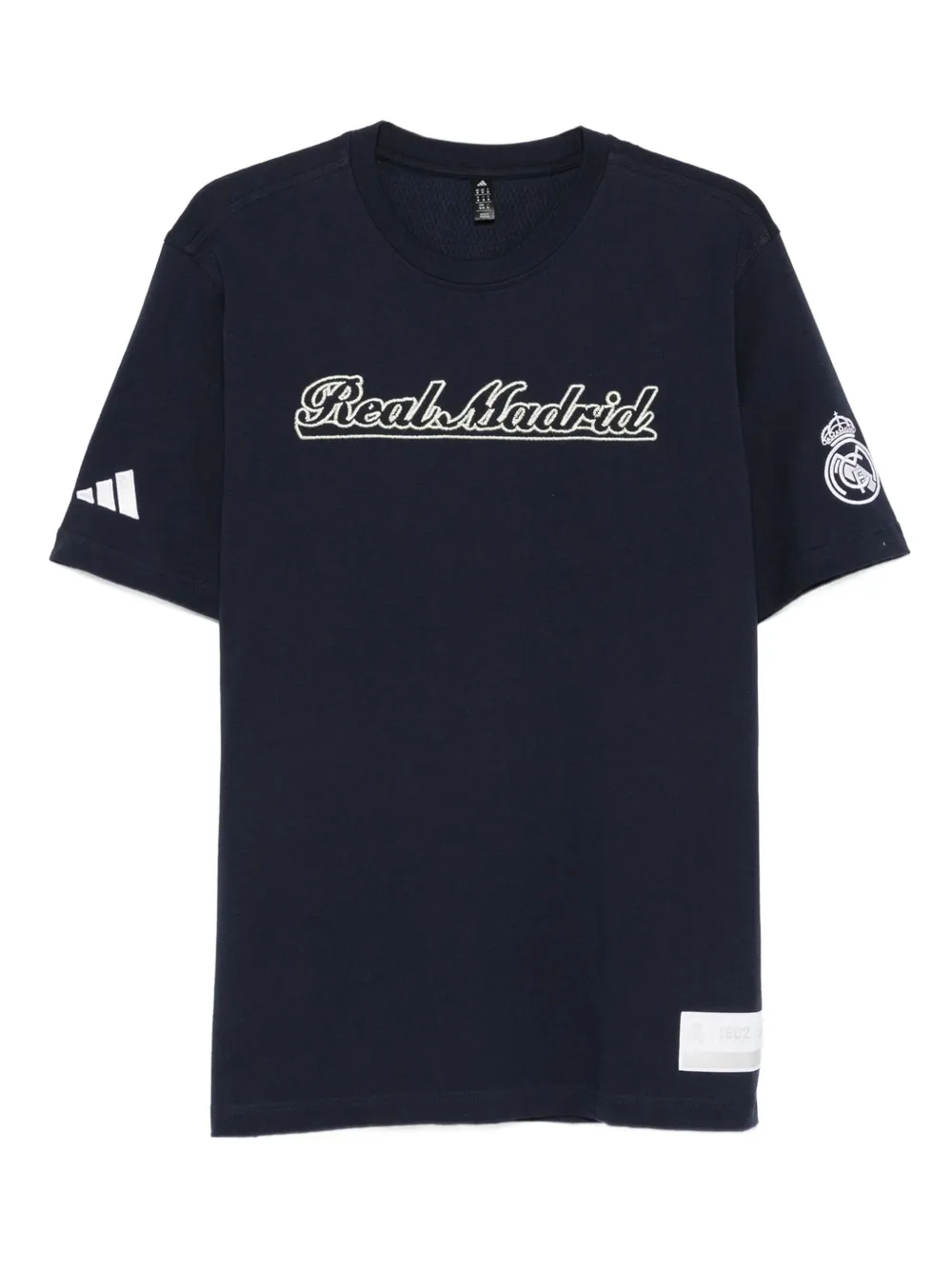 adidas x Real Madrid logo T-shirt | Blue | Image 1