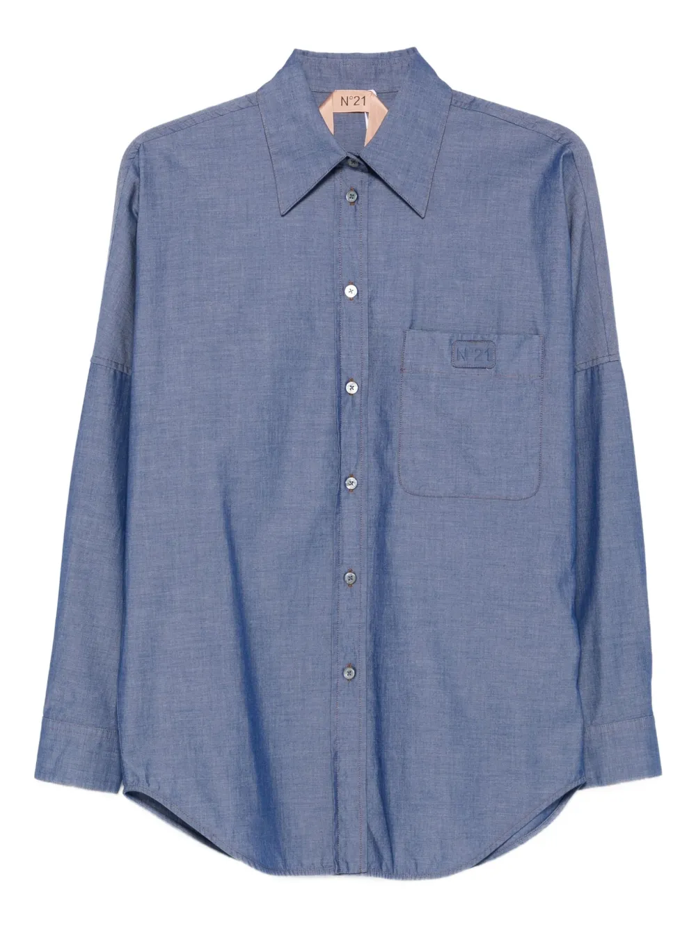 Nº21 patch-pocket shirt