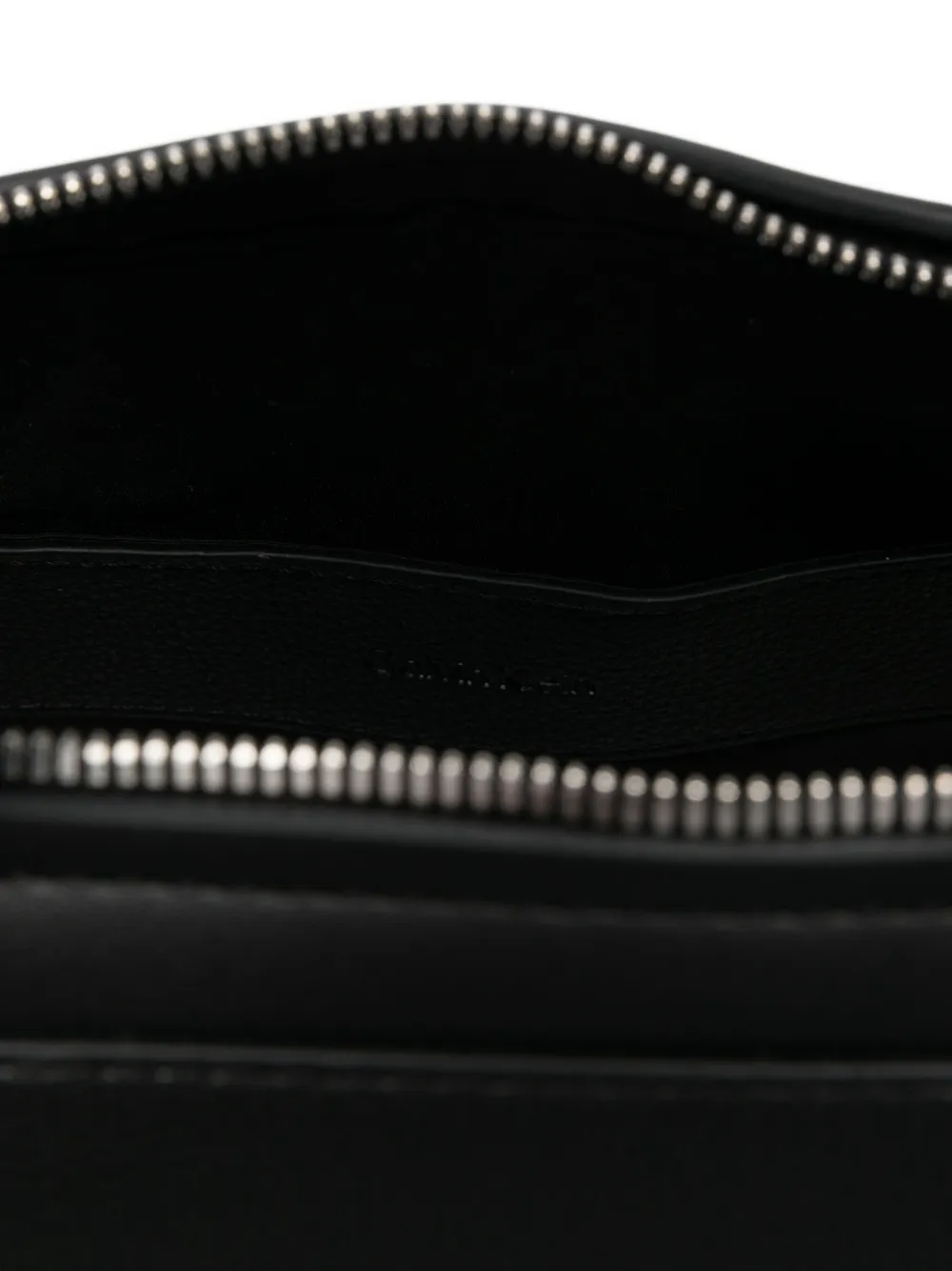 Calvin Klein Leren aktetas Zwart