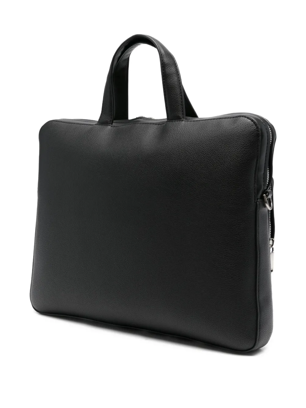 Calvin Klein Leren aktetas - Zwart