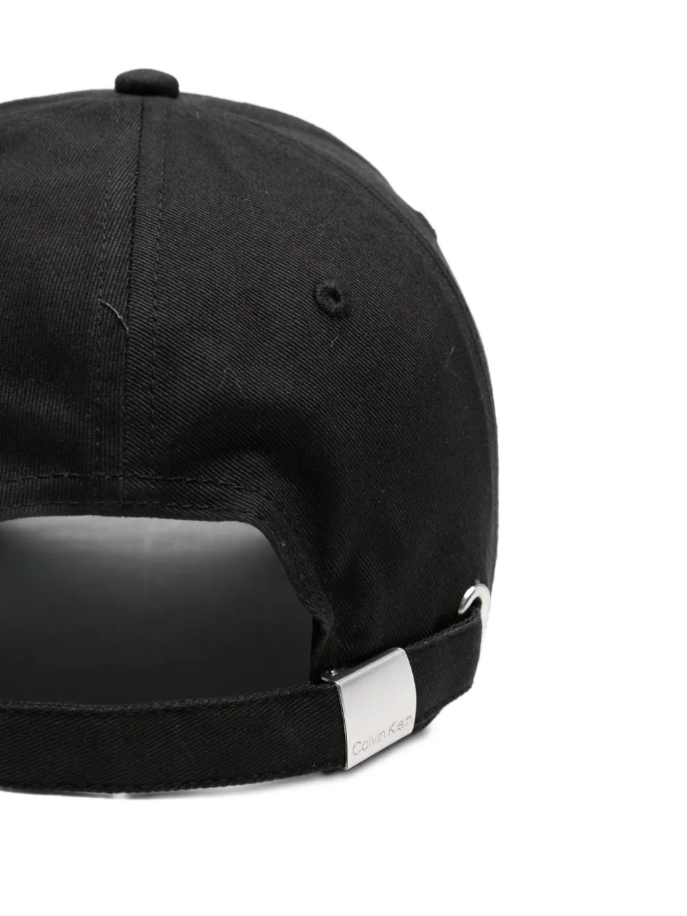 Calvin Klein Honkbalpet met logopatch Zwart