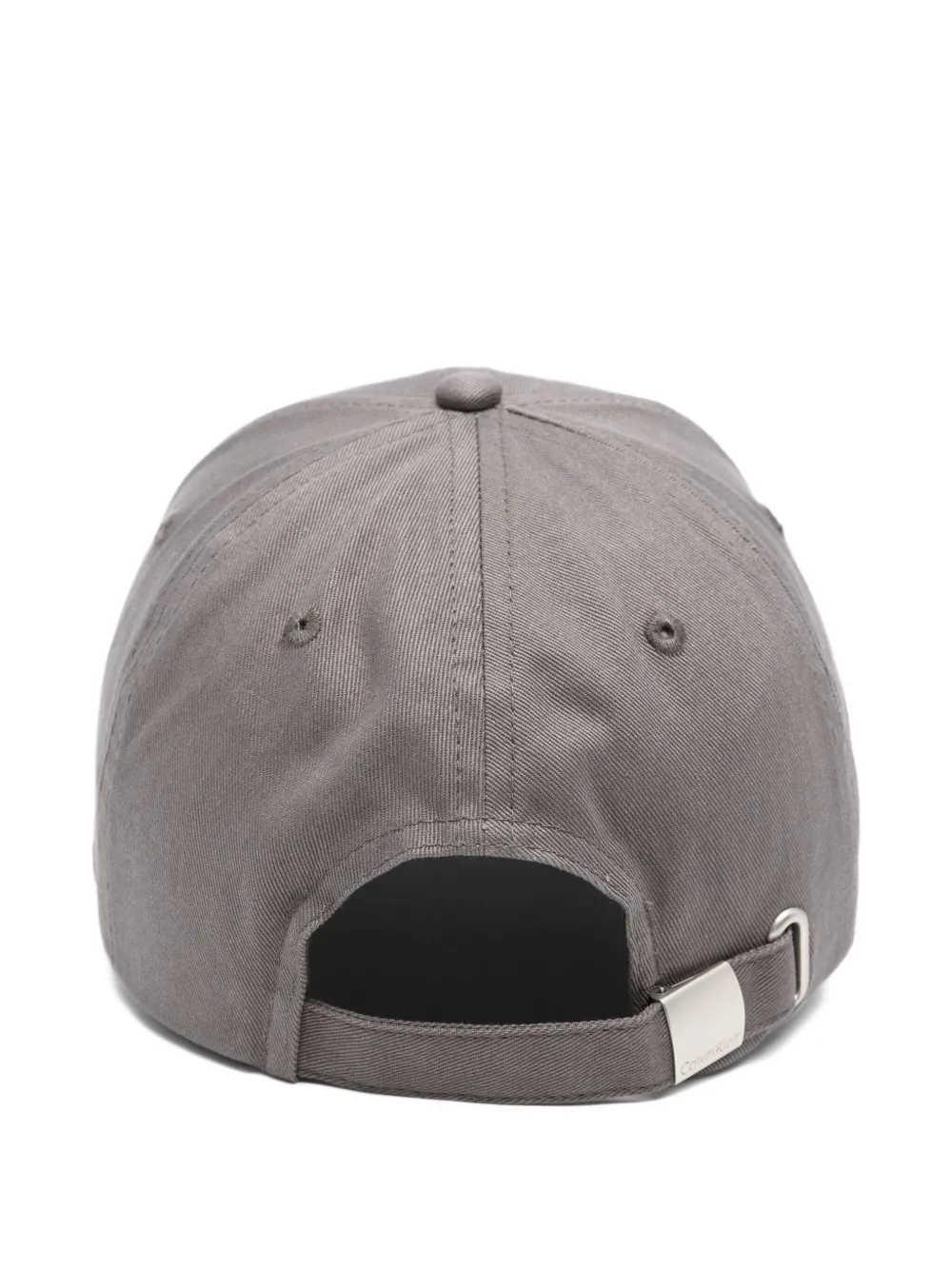 Calvin Klein Twill honkbalpet met geborduurd logo Grijs