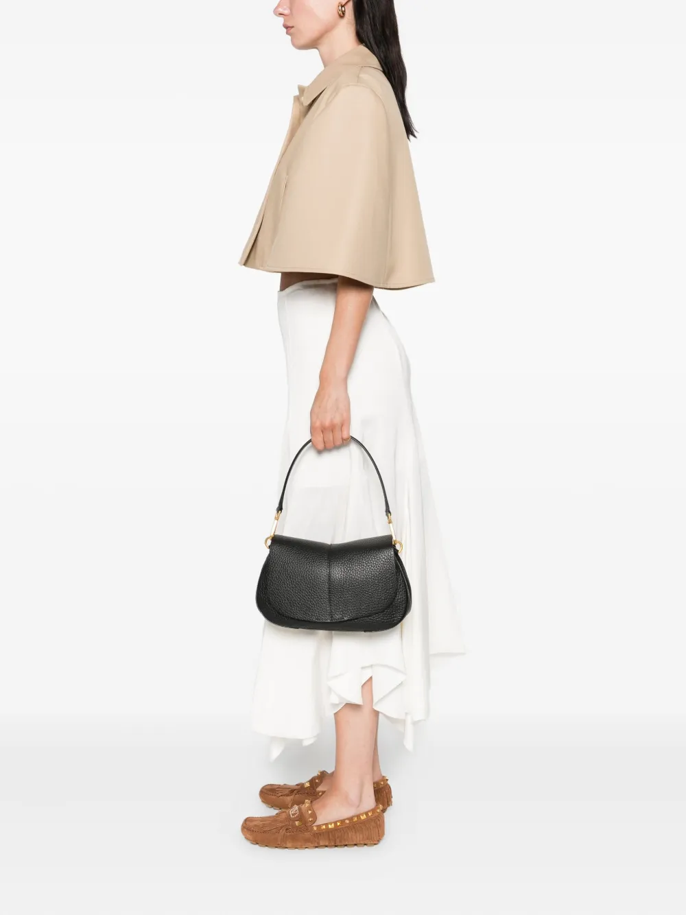 GIANNI CHIARINI Helena schoudertas Zwart