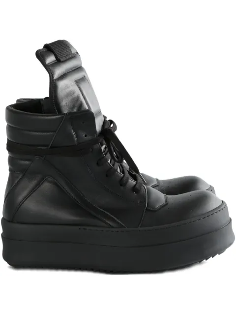 Rick Owens leather high-top sneakers