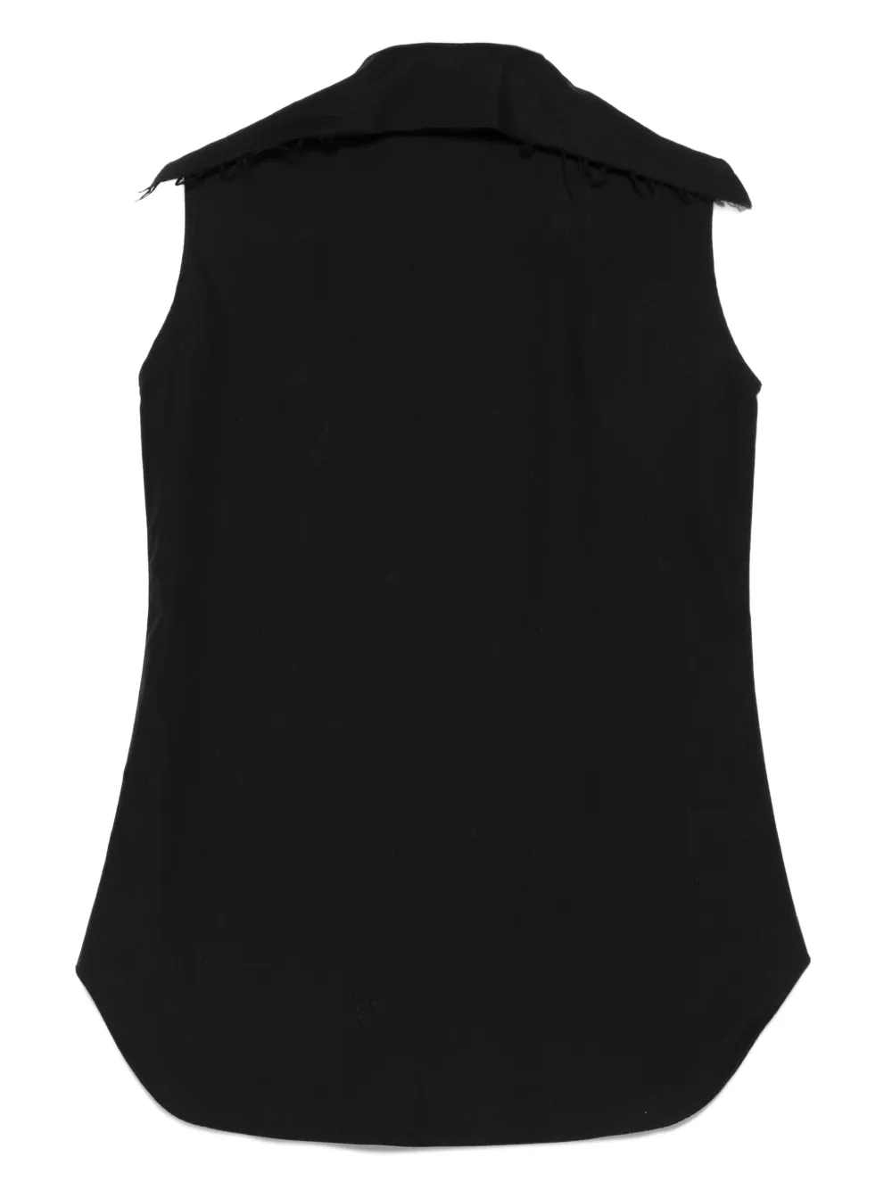 Pre-owned Yohji Yamamoto 2000s Button-up Vest In Black