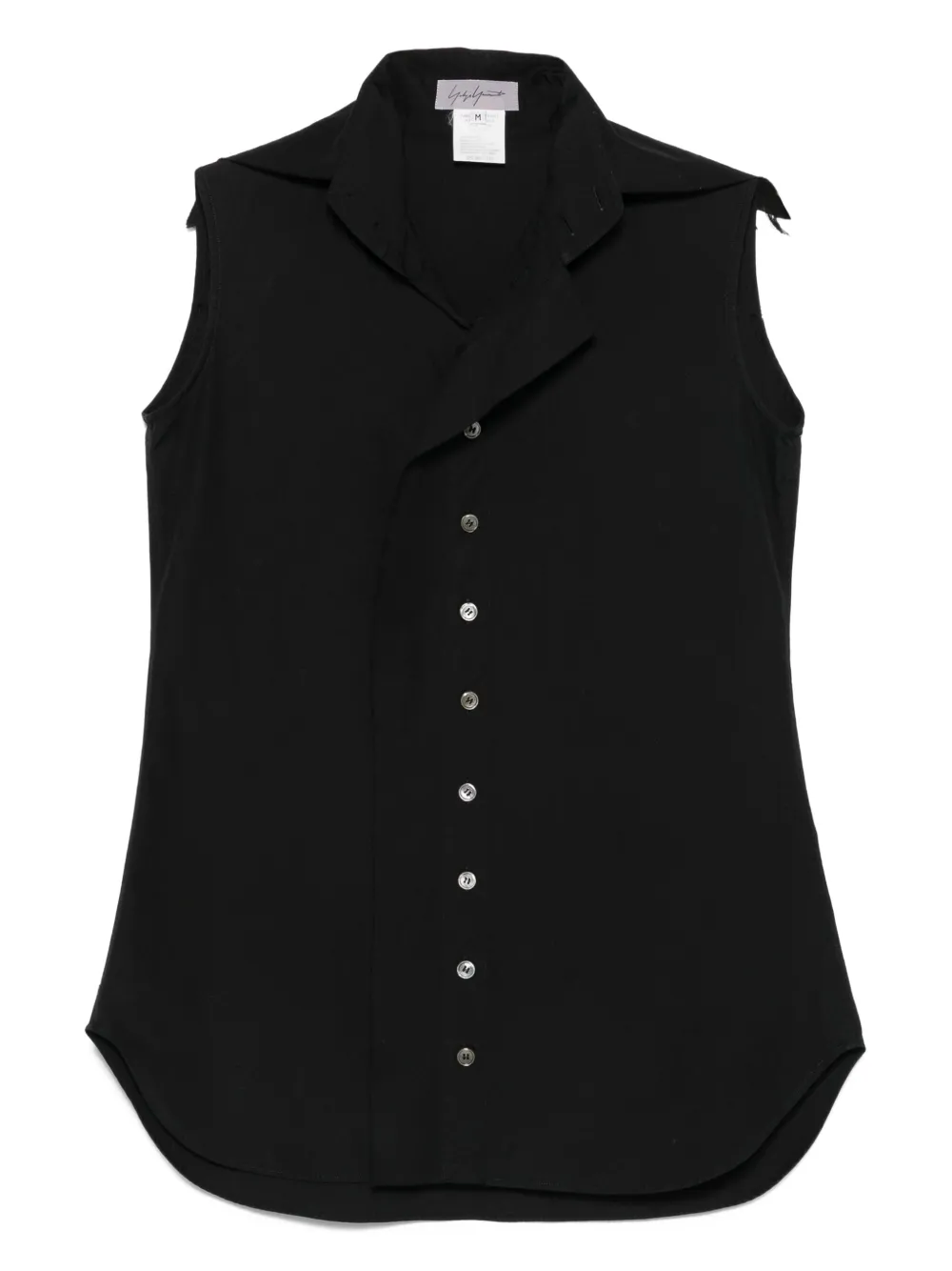Pre-owned Yohji Yamamoto 2000s Button-up Vest In Black