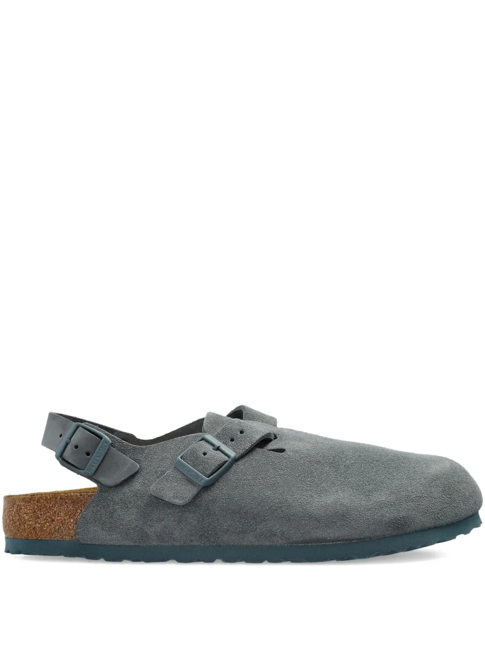 Birkenstock Tokio suede buckle mules Grey