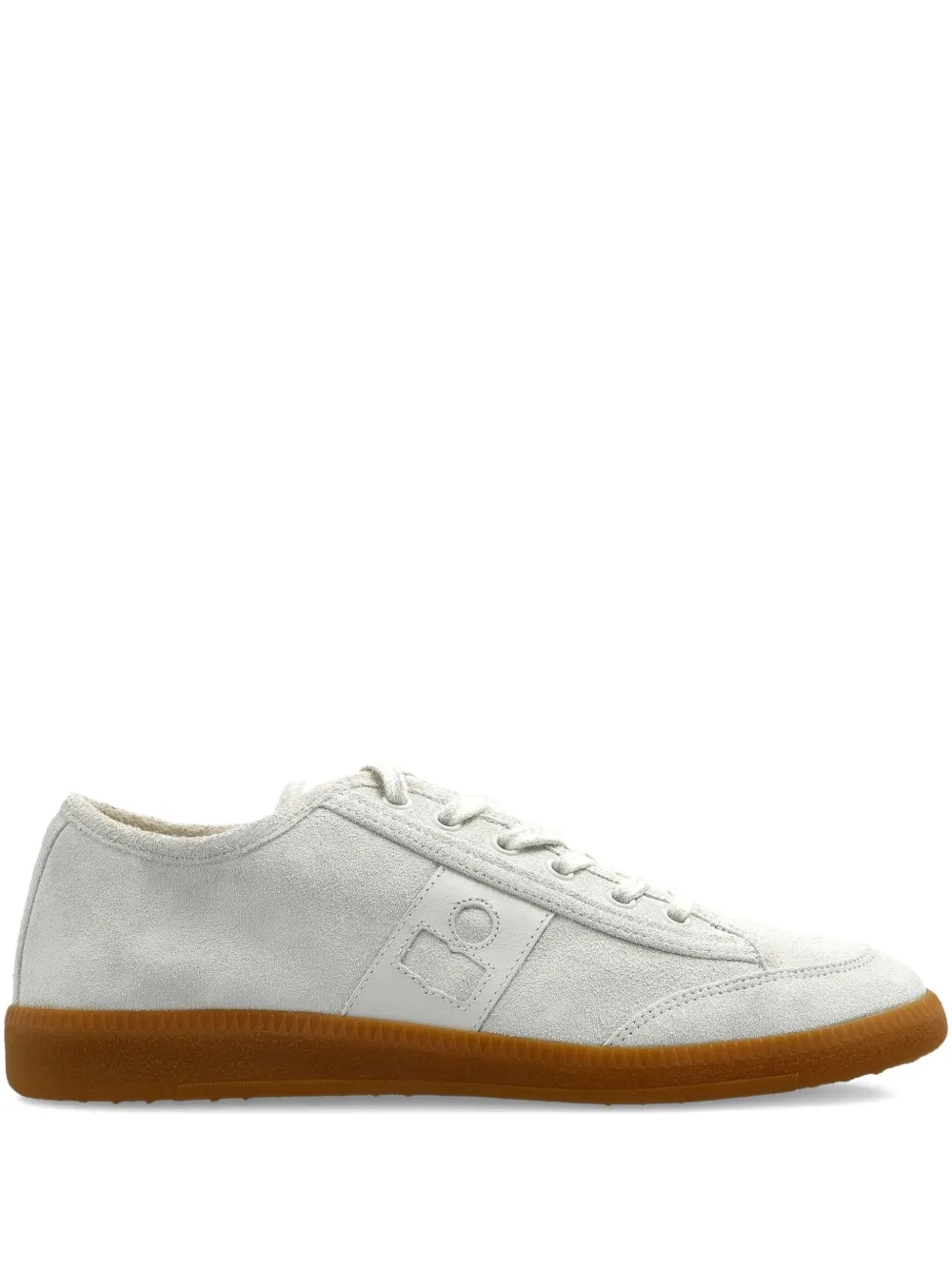 ISABEL MARANT Klyce suede lace-up sneakers Neutrals
