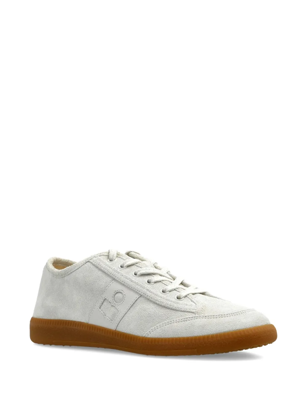 ISABEL MARANT Klyce suede lace-up sneakers Neutrals