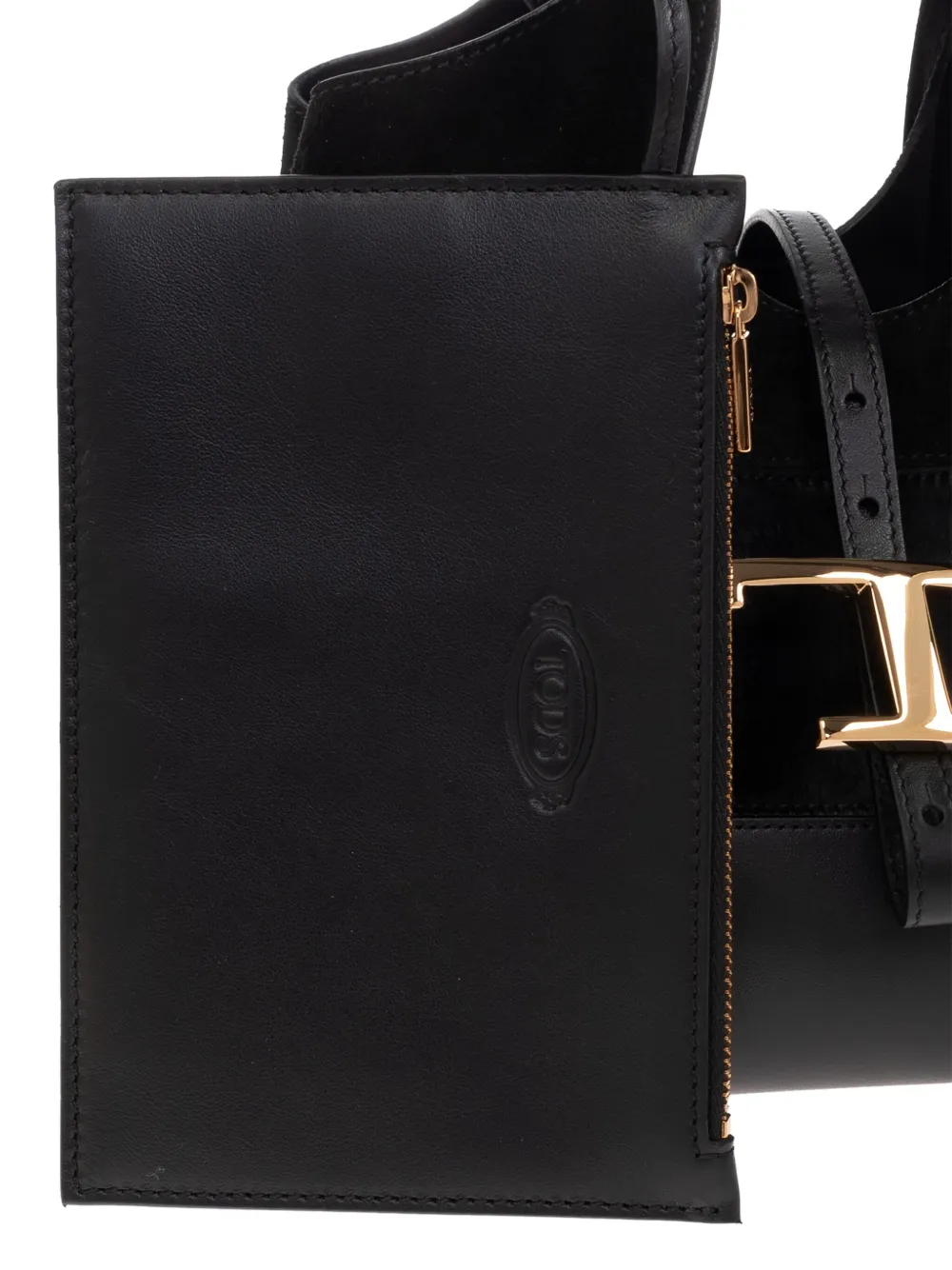 Tod's leather tote bag Zwart