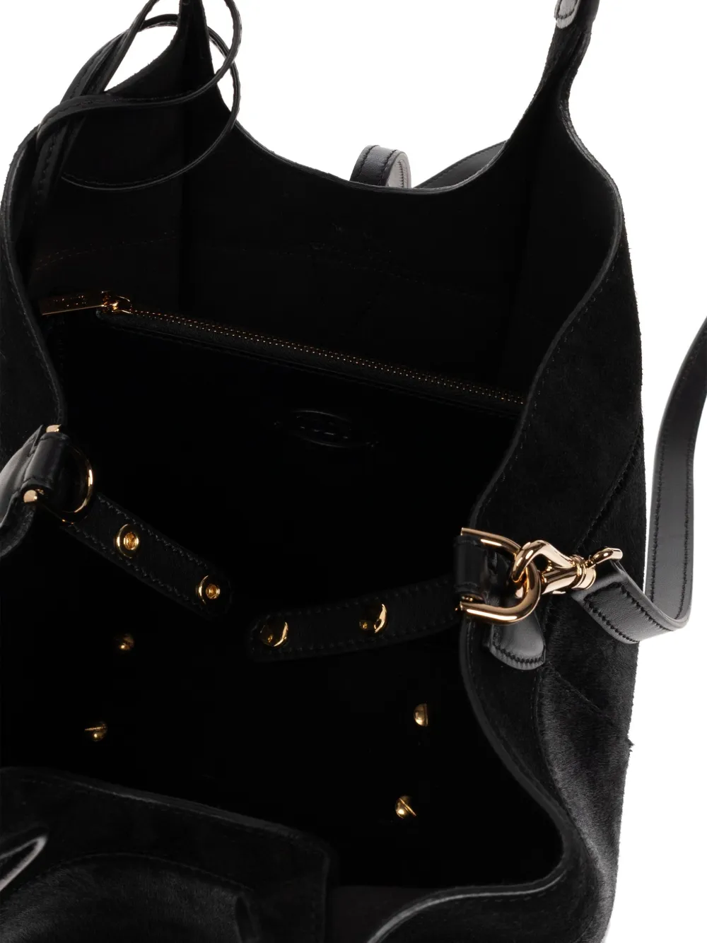 Tod's leather tote bag Zwart
