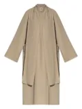 By Malene Birger draped open-front coat - Neutrals