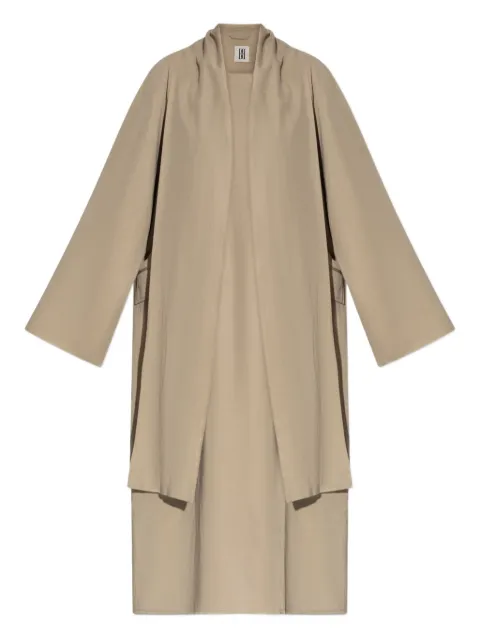 By Malene Birger draped open-front coat