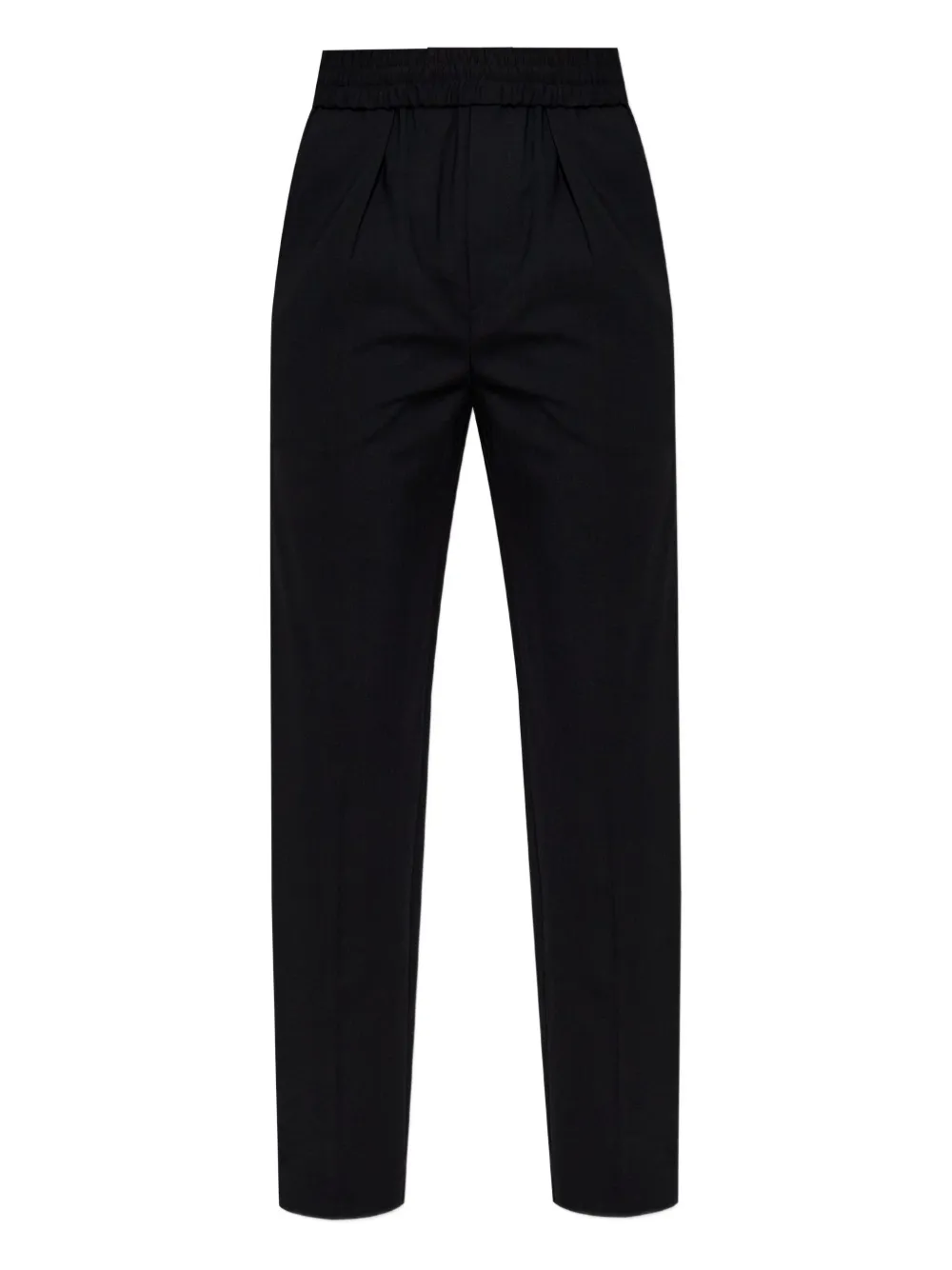 ISABEL MARANT virgin-wool high-rise trousers Zwart