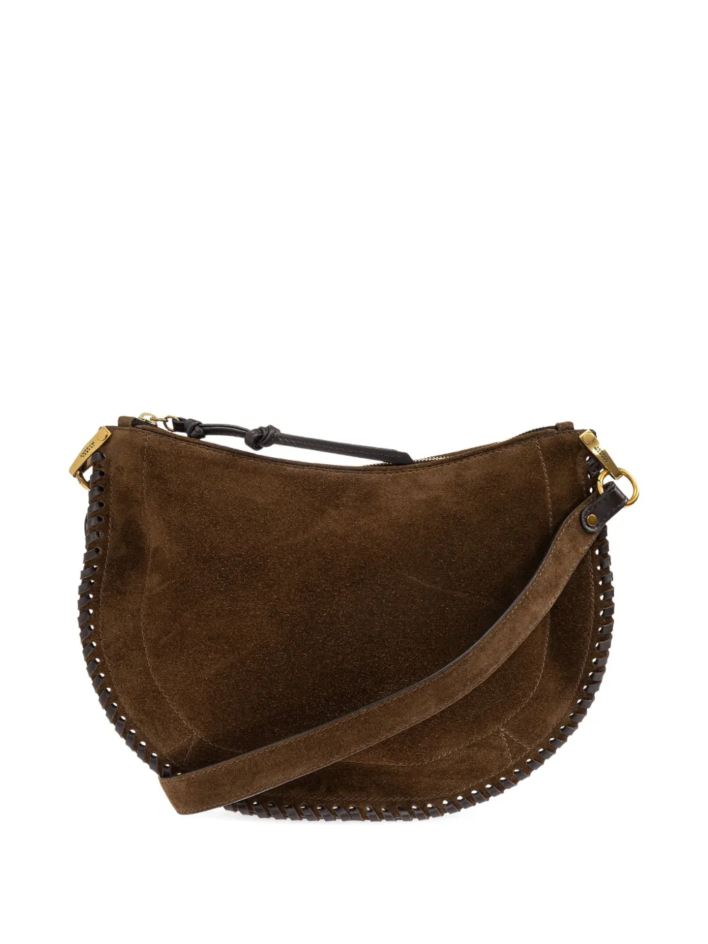 ISABEL MARANT Oskan suede shoulder bag Bruin