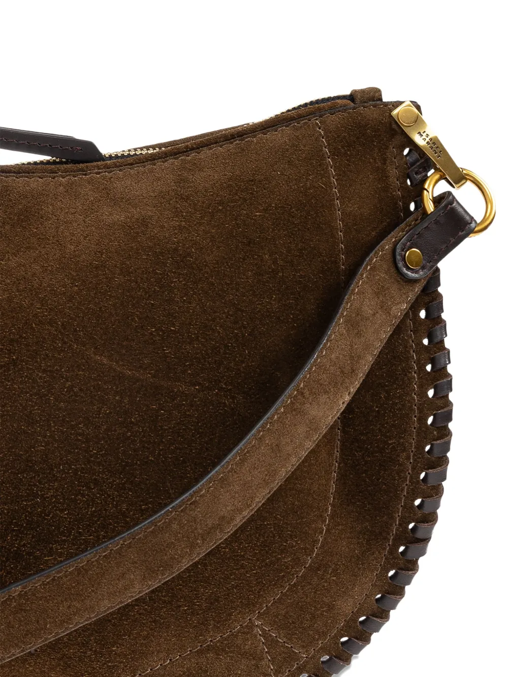 ISABEL MARANT Oskan suede shoulder bag Bruin