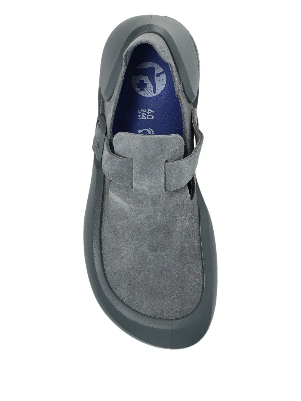 Birkenstock Reykjavik buckle-strap leather sneakers Grey