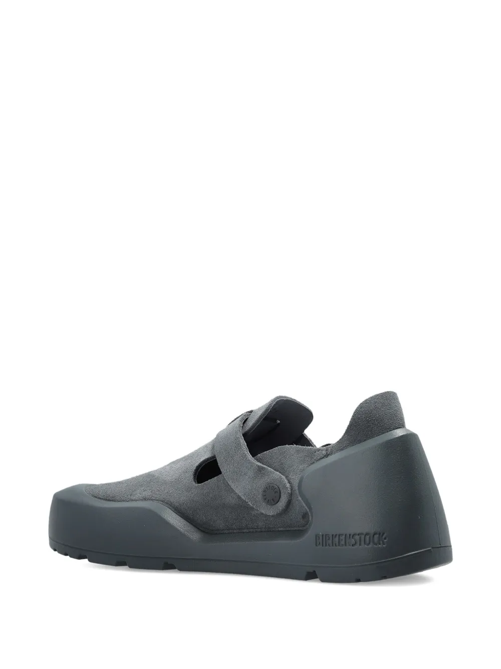 Birkenstock Reykjavik buckle-strap leather sneakers Grey