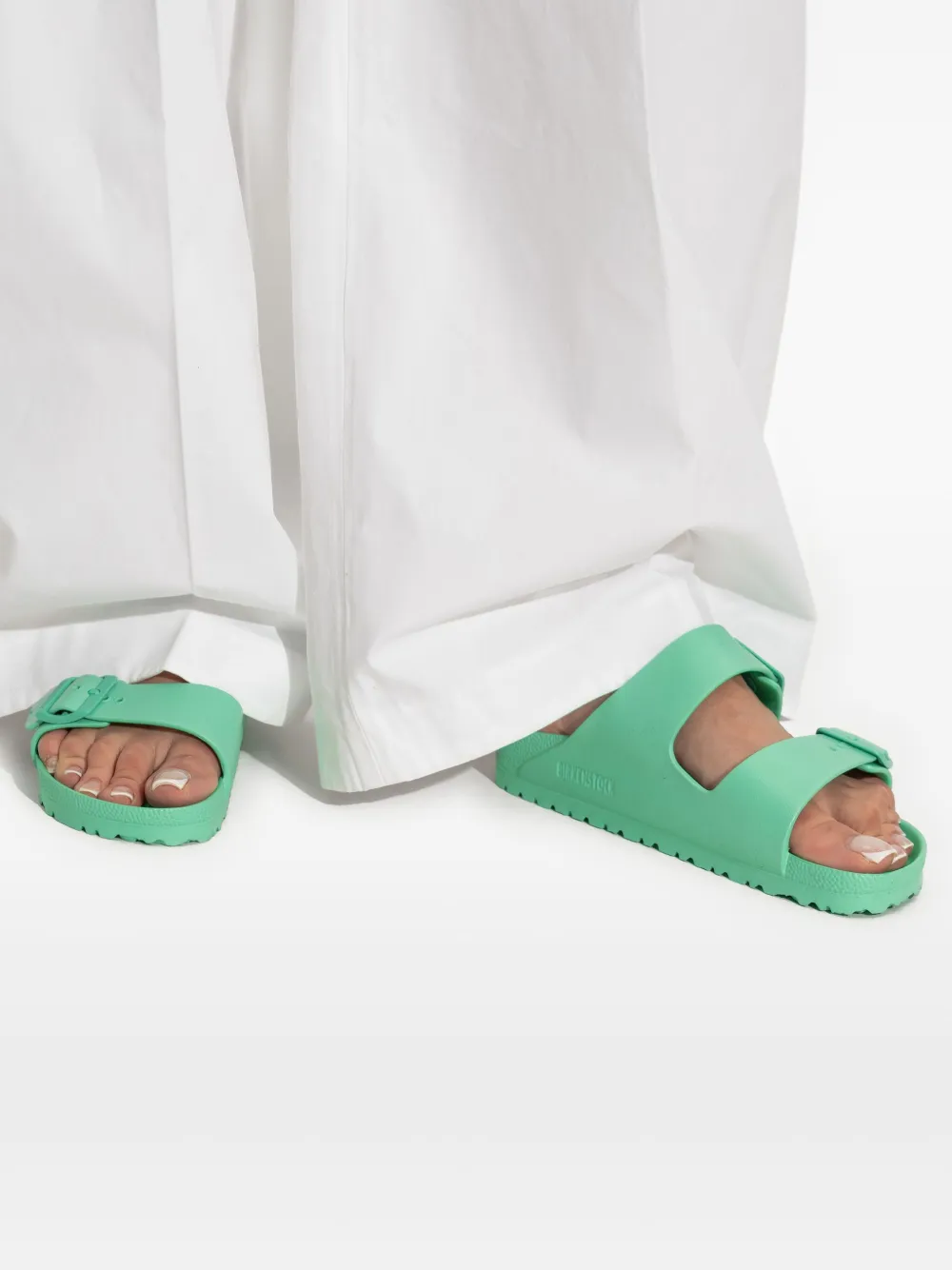 Birkenstock Arizona double-buckle sandals Green