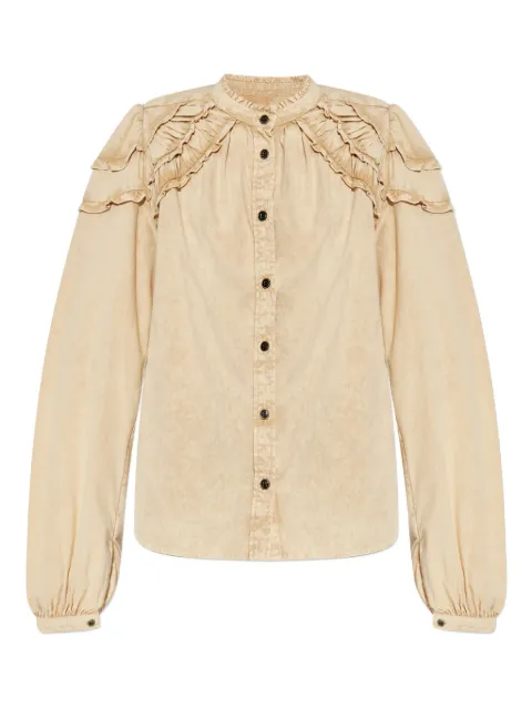 MARANT ÉTOILE Katoenen shirt met ruches
