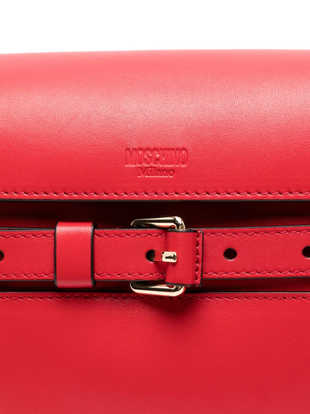 Moschino Tie Me schoudertas Rood