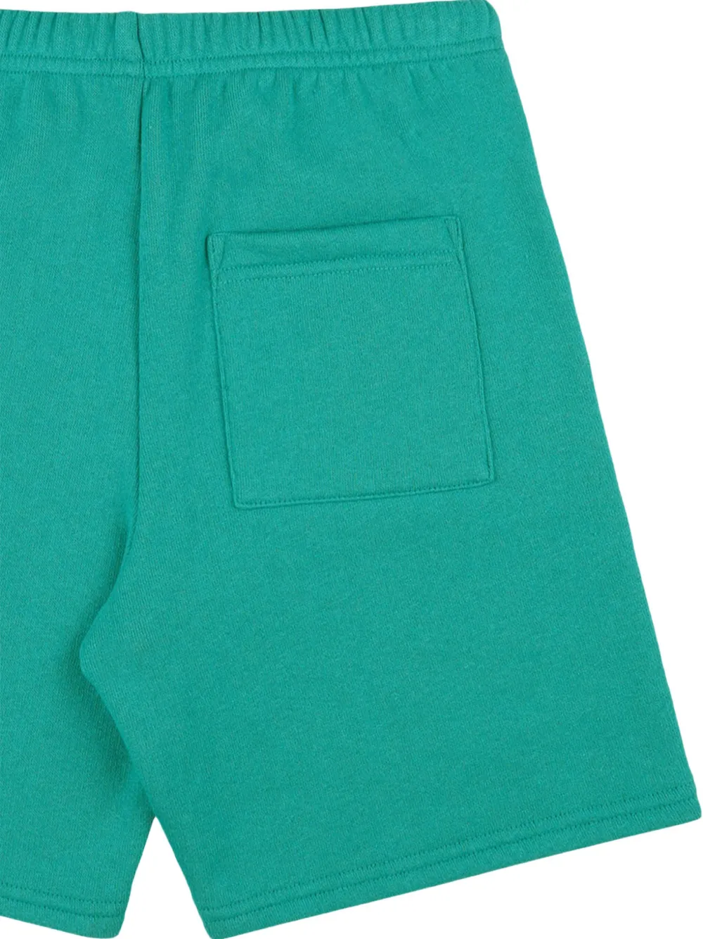 SPORTY & RICH KIDS Shorts met logoprint en zak Groen