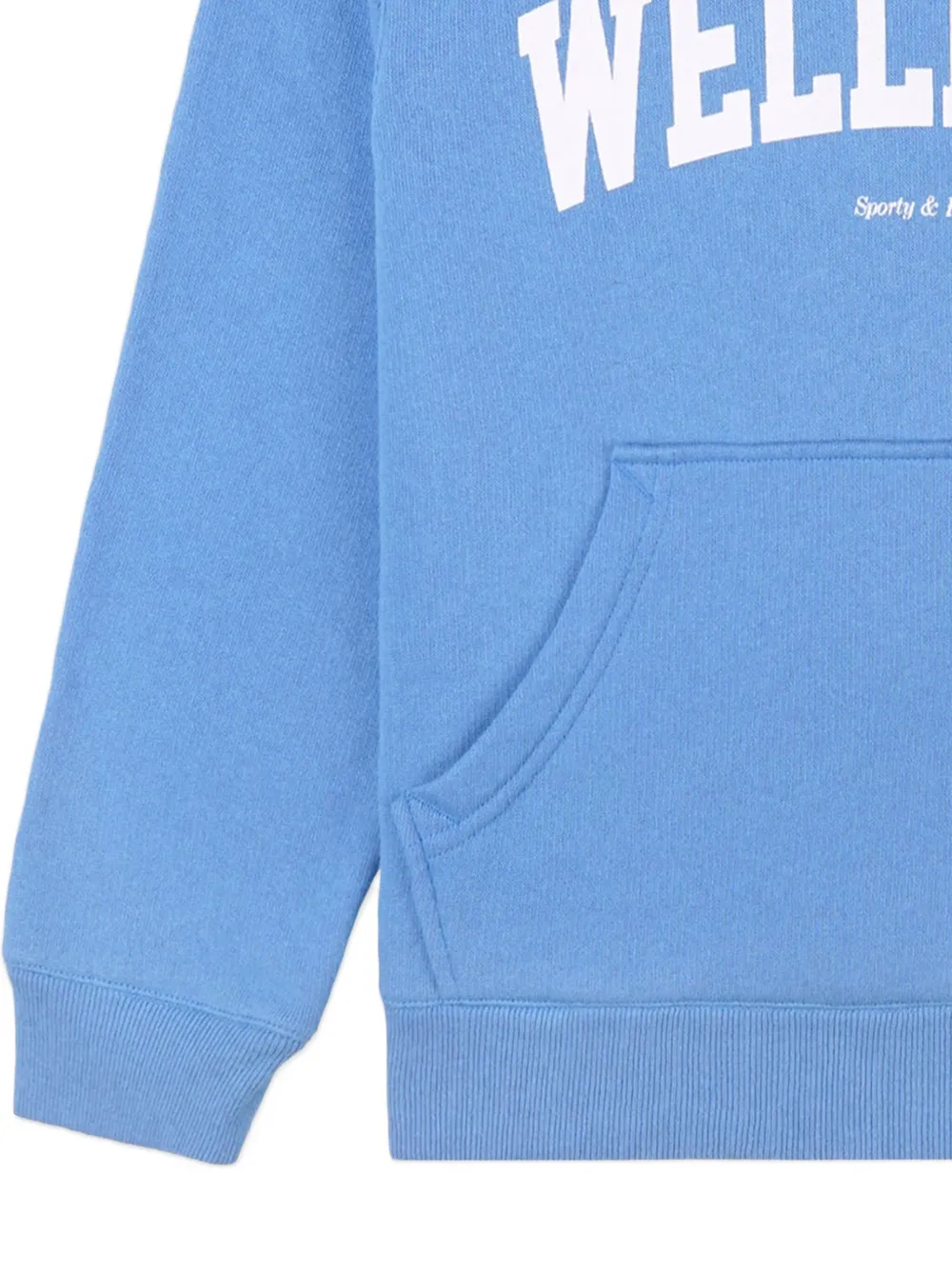 SPORTY & RICH KIDS Hoodie met print Blauw