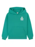 SPORTY & RICH KIDS crest-emblem hoodie - Green