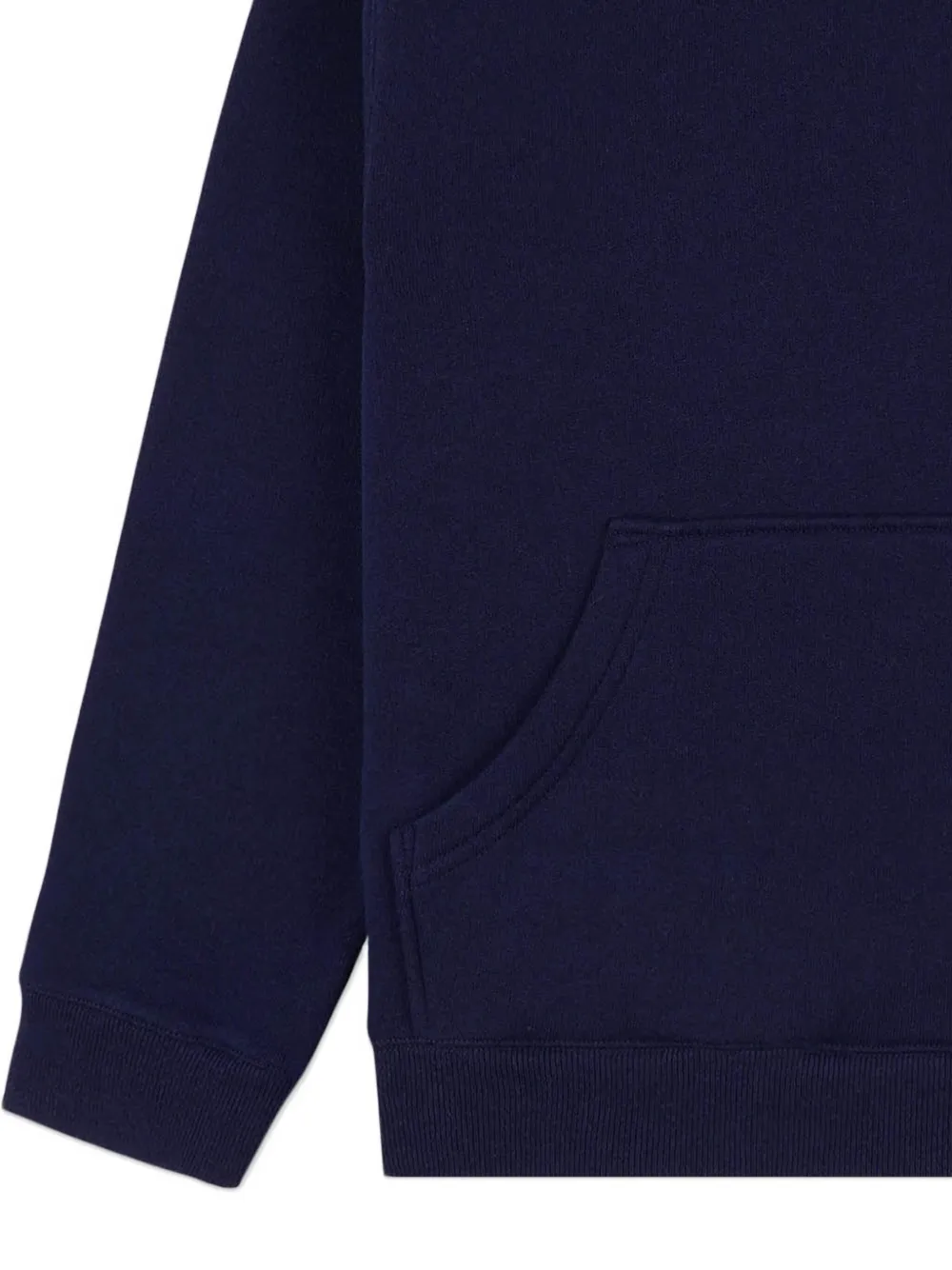 SPORTY & RICH KIDS Hoodie met wapenschild embleem Blauw