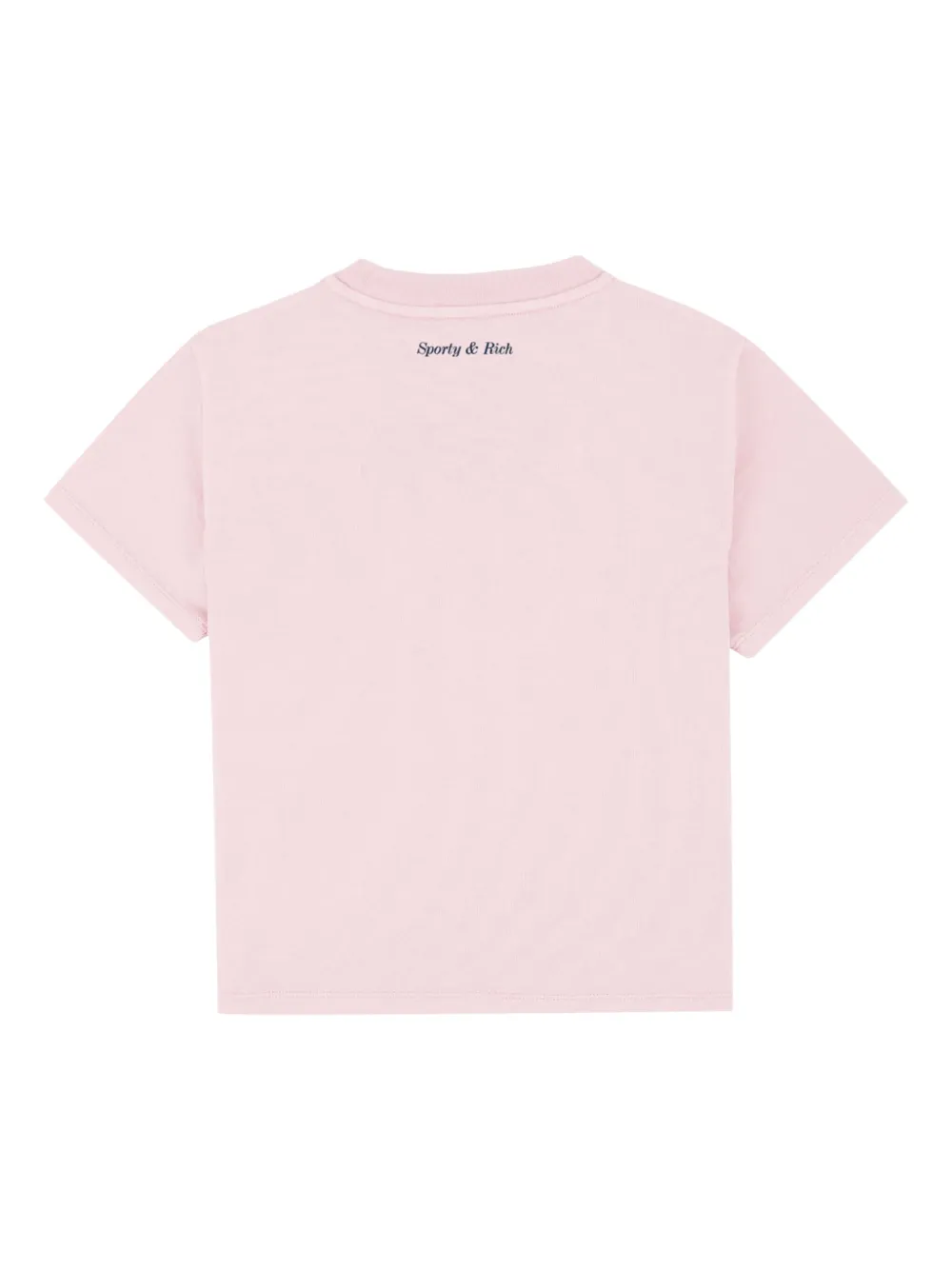 SPORTY & RICH KIDS T-shirt met tekst Roze
