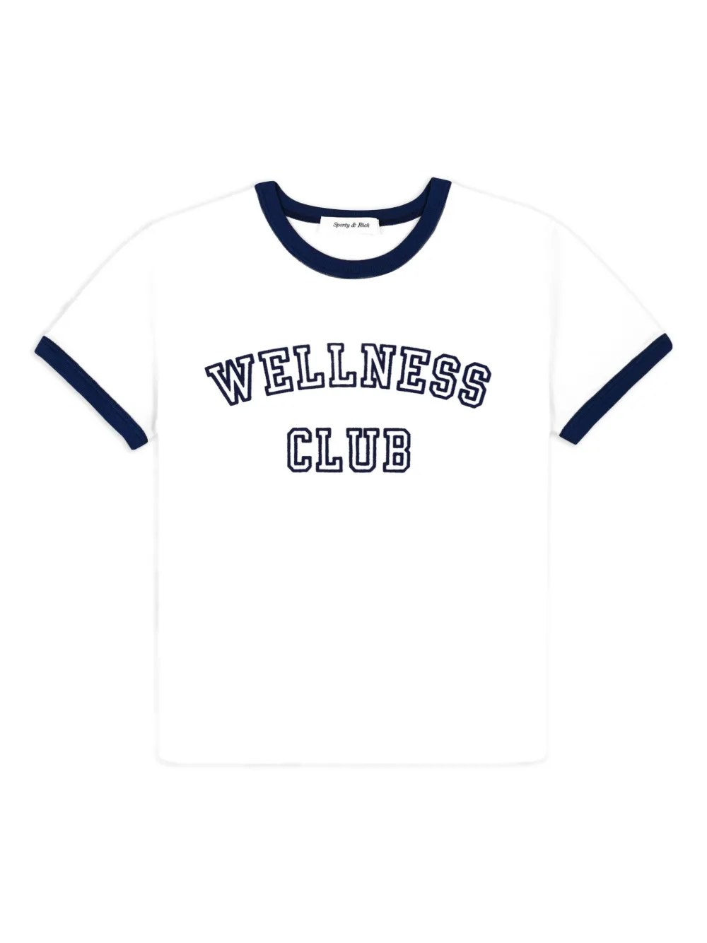 SPORTY & RICH KIDS T-shirt met logoprint Wit