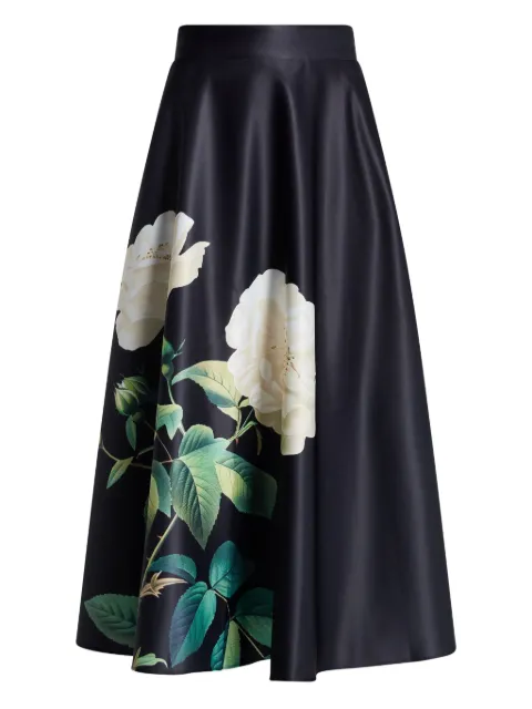 Leo Lin Rosalyn floral-print maxi skirt