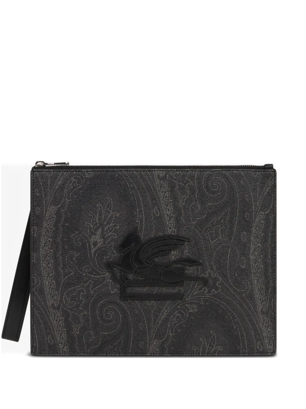 ETRO paisley-pattern clutch bag | Black | Image 1